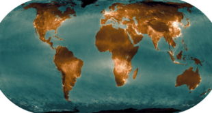 Представлена свежая карта выбросов диоксида азота в атмосферу