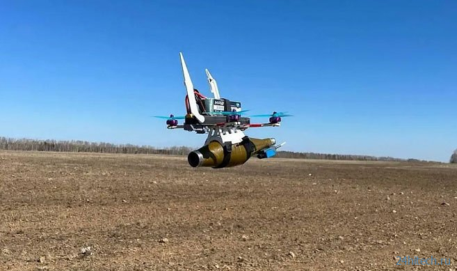 В России создали перспективный боевой FPV-дрон «Упырь»