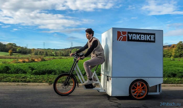 Грузовому трайку Yakbike для движения не нужны ни цепь, ни ремень