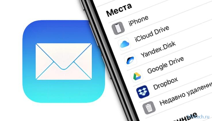 Как прикреплять файлы к письмам на iPhone из Яндекс.Диска, iCloud, Google Drive, Dropbox и т.д.