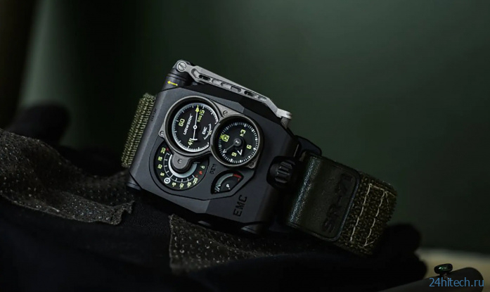 Urwerk разработала авангардные часы EMC SR-71 с частицами легендарного самолета-шпиона SR-71 Blackbird